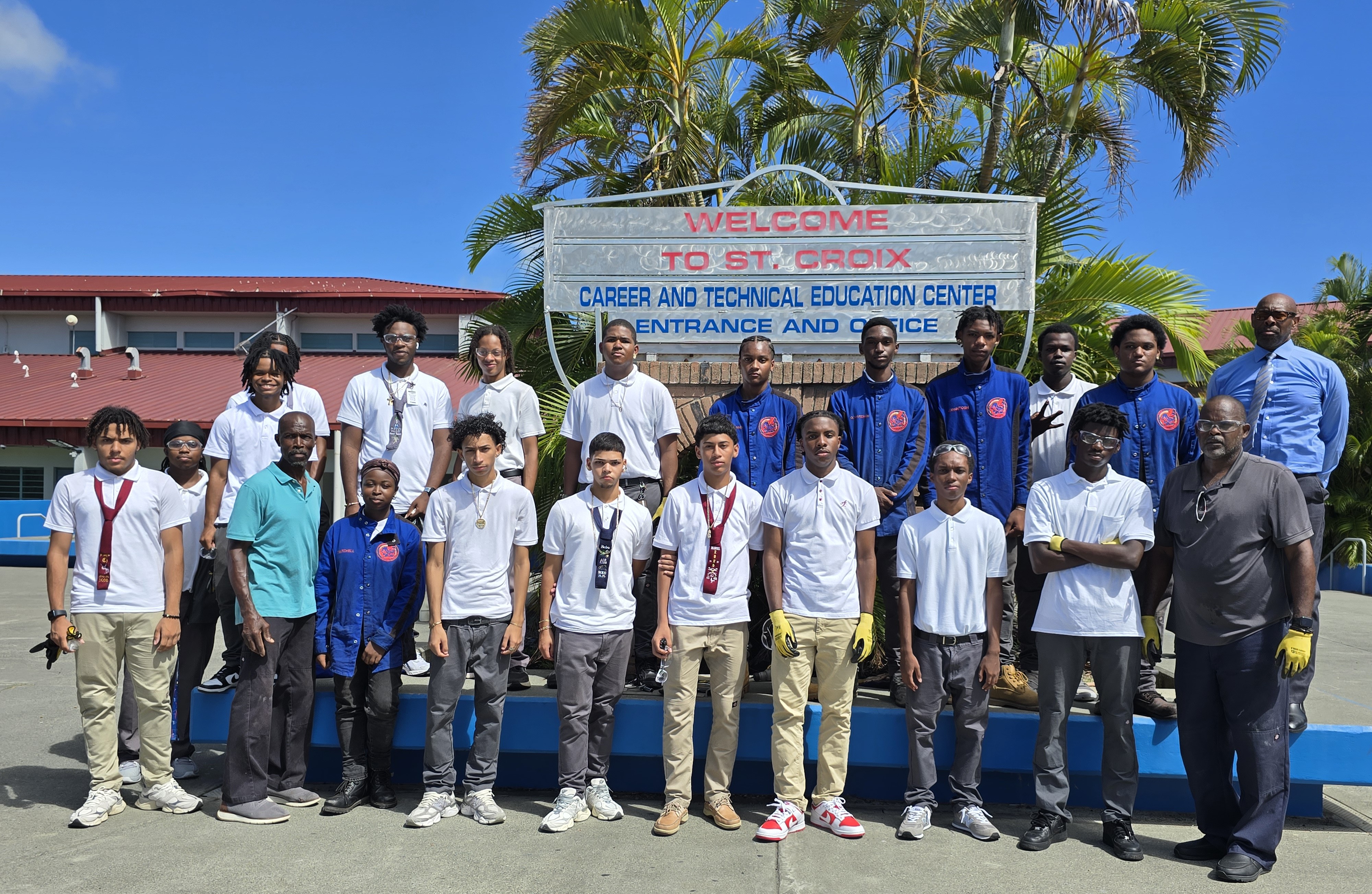 The Virgin Islands Department of Education extends our heartfelt congratulations to the remarkable students of the St. Croix Career & Technical Education Center (CTEC) for their outstanding achievement in collaboration and craftsmanship.