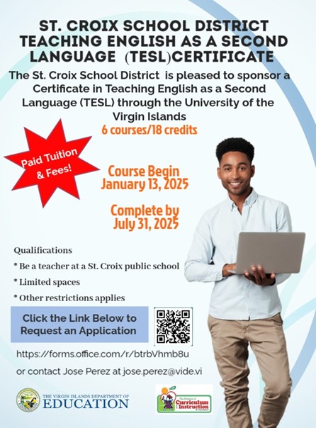 St. Croix School District Teaching English as a Second Language Certificate